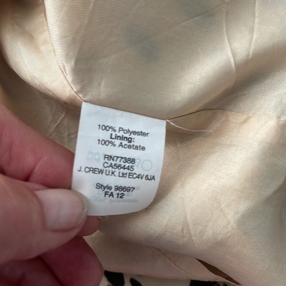 J.Crew tan dress with black spots - Picture 9 of 9